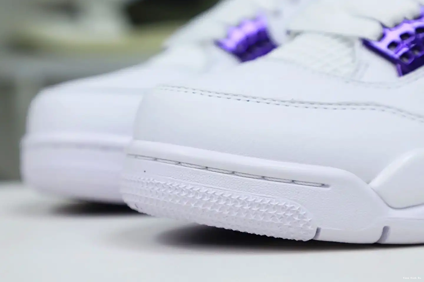 JORDAN AIR METALLIC 4 Kimikick PURPLE 0716